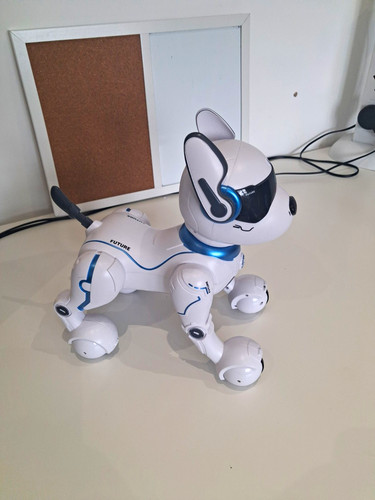 White blue electronic - &,