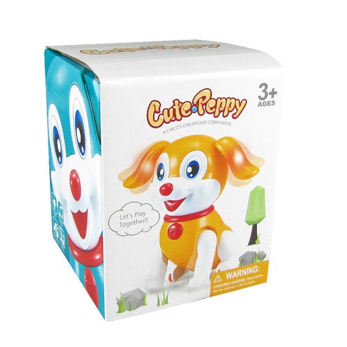 Cute robot dog toy walking - cute,
