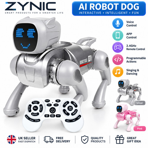 Robot dog interactive - robot,
