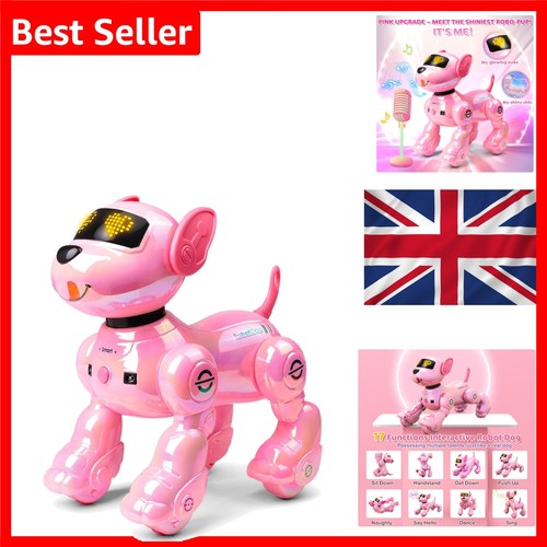 Robot dog pink - robot, rechargeable